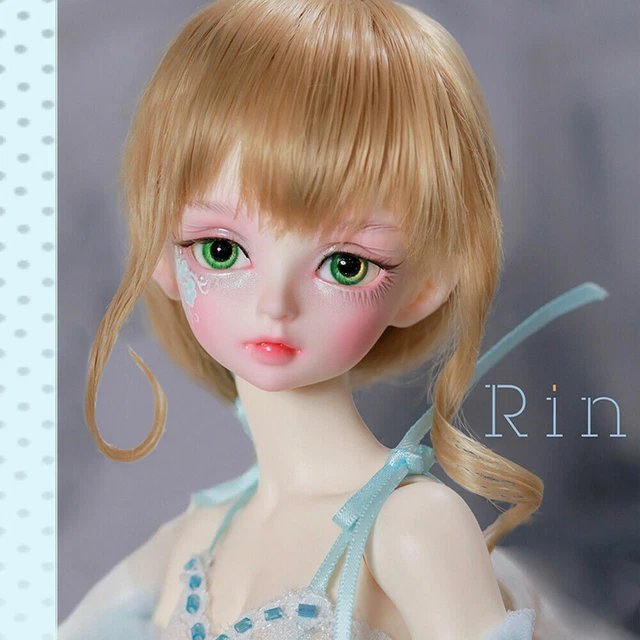 Ragazze regalo 1/4 BJD bambola donna palla in resina corpo articolato occhi trucco viso parrucca capelli