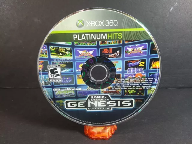 Sonic's Ultimate Genesis Collection (Microsoft Xbox 360, 2009) Disc Only