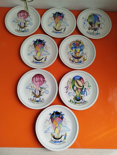 Lot De 6 Demi-Assiettes En Porcelaine Blanche Forme Haricot - Occasion - Déco