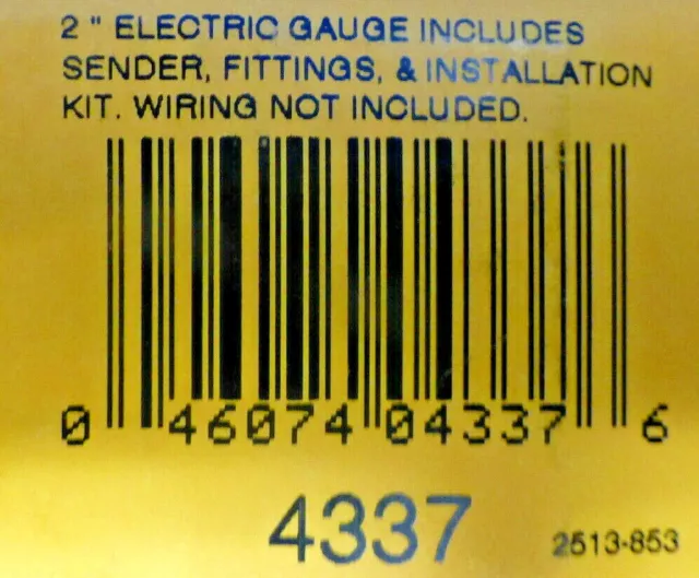 Auto Meter 4337 Ultra Lite Electric Water Temperature Gauge Temp 100 - 250 Deg 2