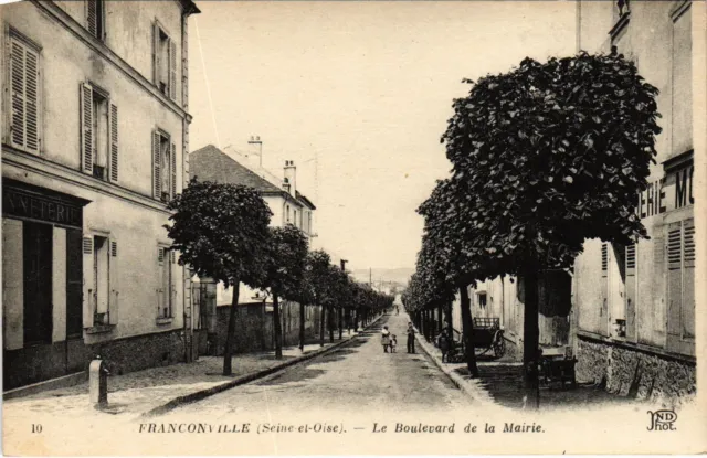 CPA Franconville Le Boulevard de la Mairie FRANCE (1330959)