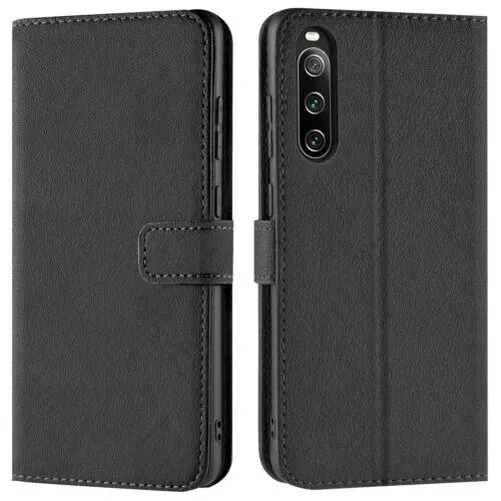 Étui Style Livre pour Sony Xperia 10 IV Housse à Clapet Coque Téléphone Portable