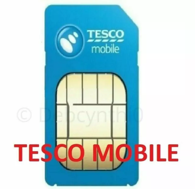 💥 TESCO Mobile Pay as you go Sim Include Standard Nano (SIM Card + 4G Data) 💥