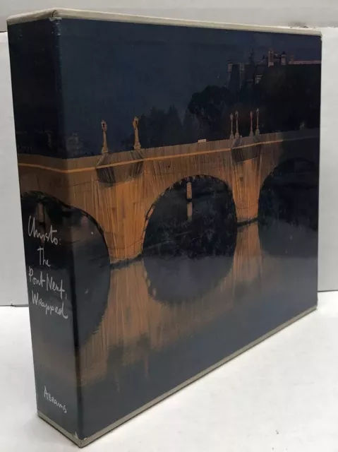 Vintage 1990 Christo: The Pont Neuf, Wrapped Project Book USED FREE SHIPPING