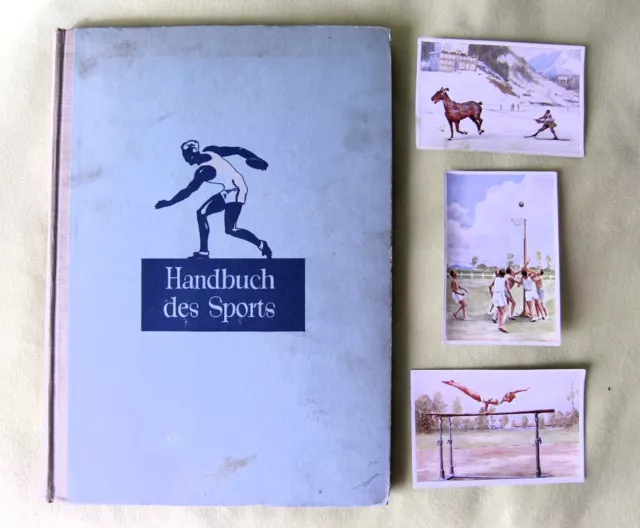 Handbuch des Sports Sammelalbum von 1932 komplett mit Babe Ruth plus 3 Bilder.