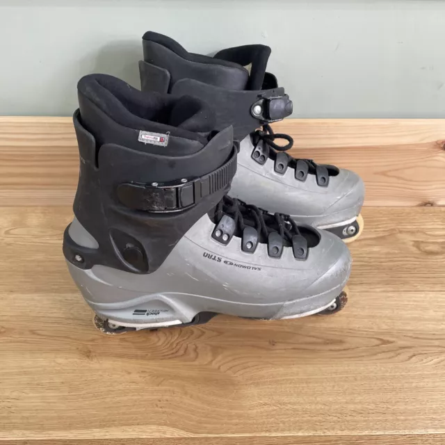 RARE Salomon ST80 UFS Professional Aggressive Inline Skates Size Uk 12.5