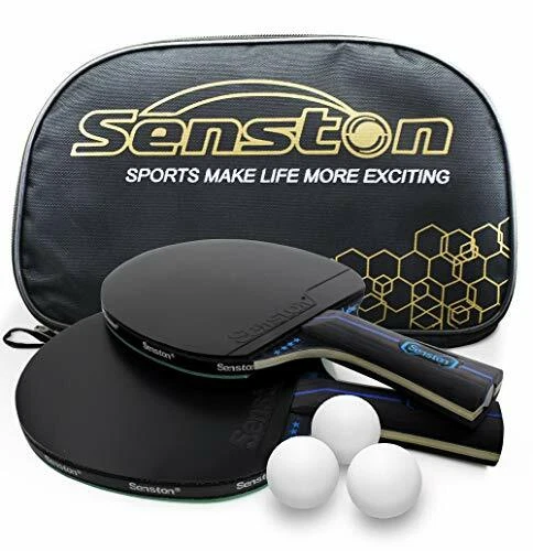 Senston Table Tennis Rackets with Balls Ping Pong Paddle Sets, Table Tennis Bats