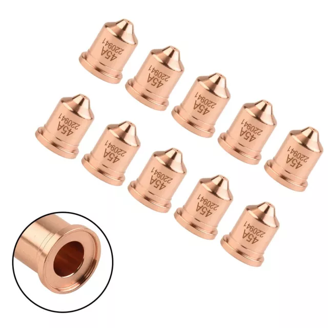 10x 220941 For Hypertherm 65/85/105 Plasma Torch Nozzle Consumable-Accessories