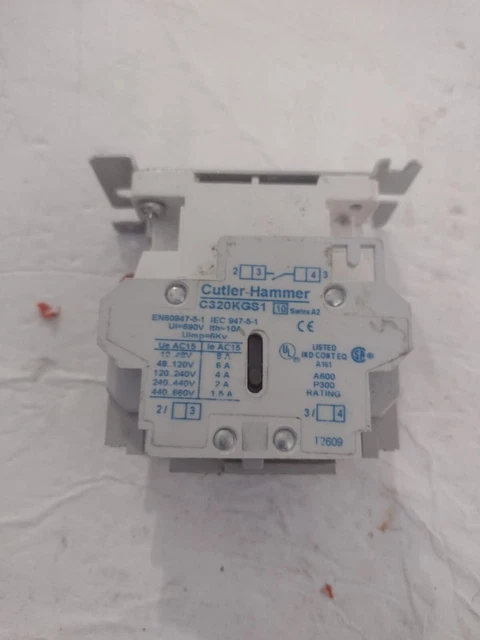 Eaton Cutler Hammer C320KGS1 Series A2 A600 - usedU