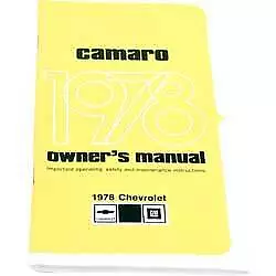 1978 Camaro Owner's Manual