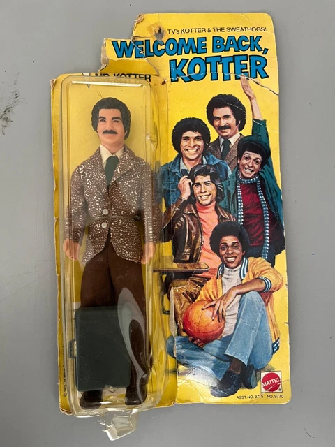 1976 MATTEL WELCOME Back Kotter Mr. Kotter Doll in Original Package EUR ...
