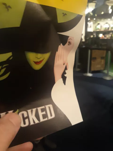 Wicked Broadway Musical Signed Playbill