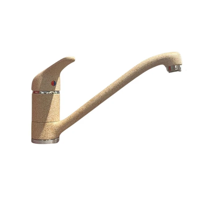 Rubinetteria Miscelatore da cucina monocomando Paini Creta 100 42Q9573 granito s
