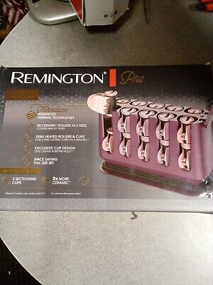 Sellador de cabello Remington Pro con 20 rodillos con calefacción térmica Thermaluxe H9100S LEER