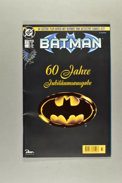 Batman #37. 60 Jahre. Flip Cover.Reprint Detective Comics No. 27. Dino .1999. 2
