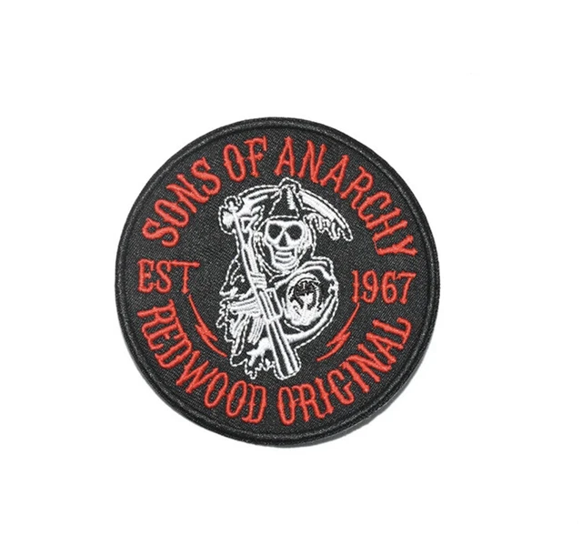 PATCH ECUSSON BIKER Faucheuse Sons Of Anarchy Tete De Mort Thermocollant !! EUR 6,90 PicClick FR