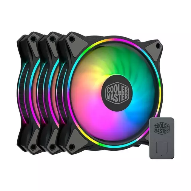 Cooler Master MasterFan MF120 3in1 Halo ARGB RGB Dual Ring Addressable Lüfter-Ki