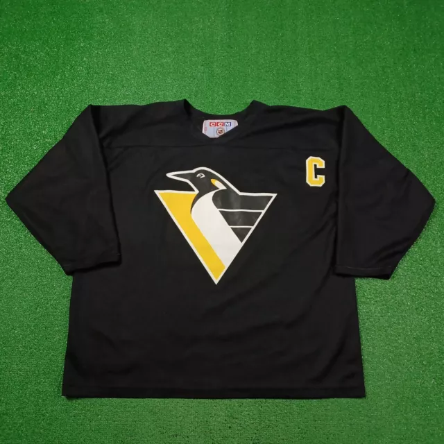 Pittsburgh Penguins #66 Mario Lemieux Yellow Throwback CCM Jersey