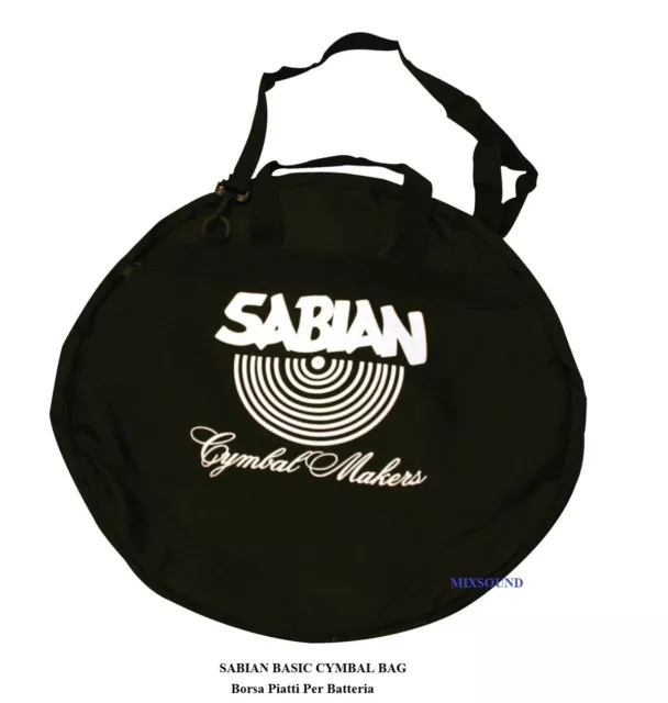 SABIAN CYMBAL BASIC BAG BORSA CUSTODIA PER PIATTI BATTERIA 22" 56 cm PORTAPIATTI