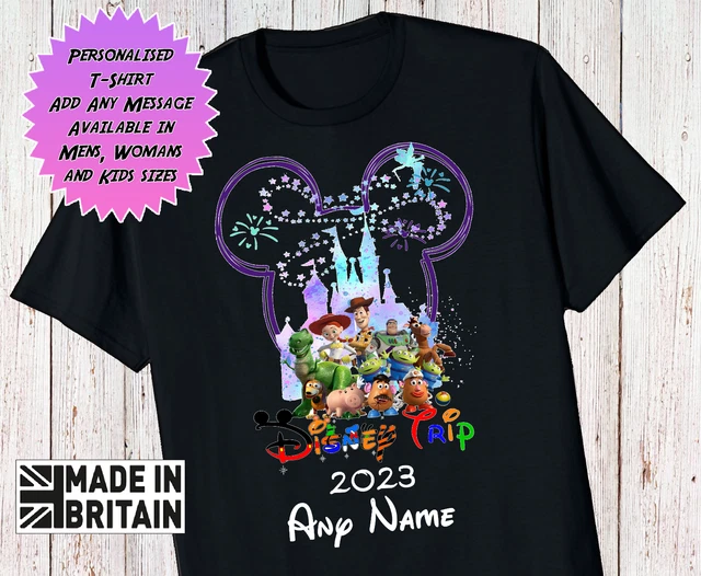 Personalised toy story t shirt hotsell