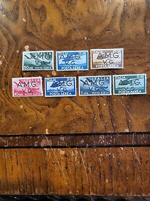 Stamps Italy, AMG, Venezia Giulia, 1LNC1-7 nh
