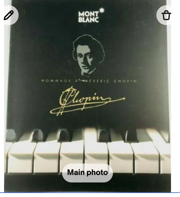 MONTBLANC HOMMAGE A FREDRIC CHOPIN Brochure  Musical  Series 100% Authentic