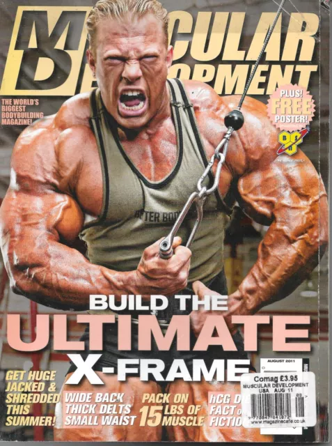 Muscular Development bodybuilding magazine August 2011 Dennis Wolf