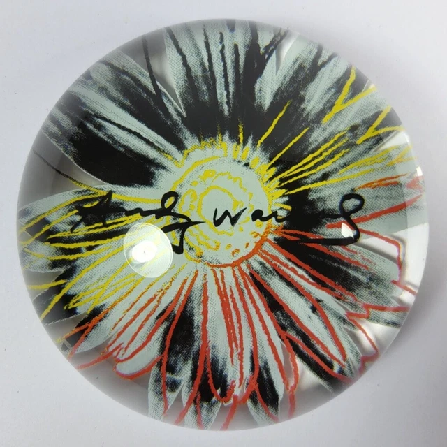 Typography Paperweight RETRO ROSENTHAL STUDIO Line Andy Warhol Daisy Design Paperweight £54.50 ...