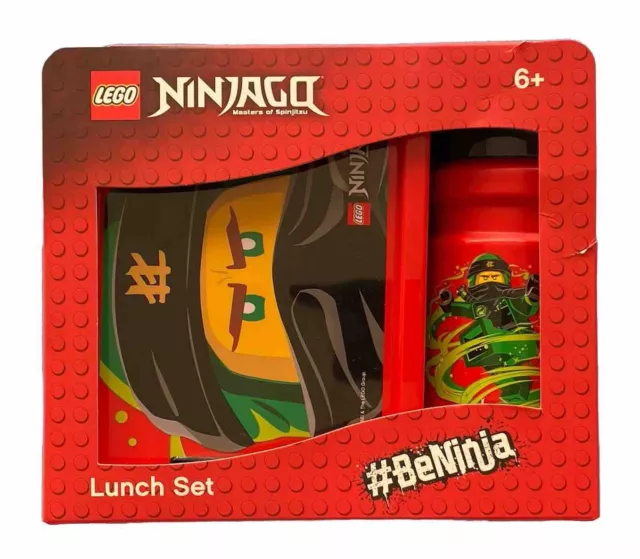 Lunch Set Lego Ninjago/ Lunch Box & Drinking Bottle/ Boite Repas Goûter + Gourde