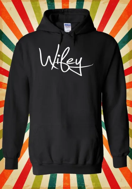 Wifey Hipster Funny Novelty Cool Men Women Unisex Top Hoodie Sweatshirt 953