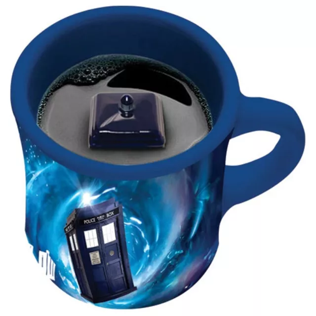 NEW IN BOX Doctor Dr Who Hidden Blue TARDIS Boxed China Mug