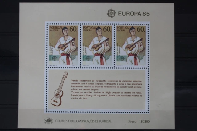 Portugal Madeira Block 6 mit 97 postfrisch #UV002