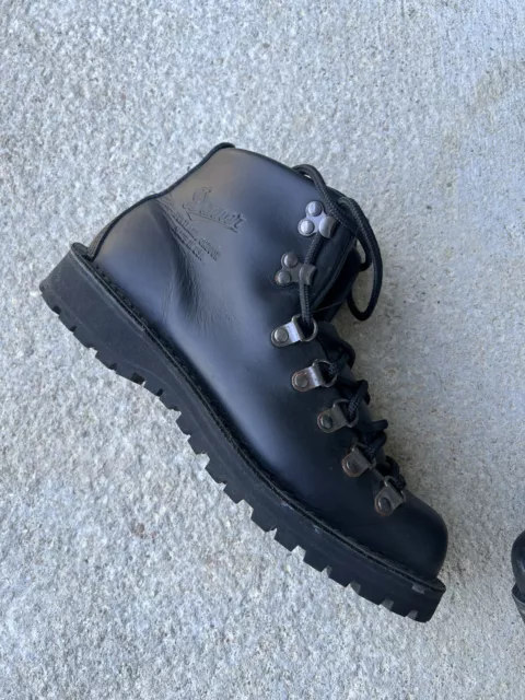 DANNER MOUNTAIN LIGHT Black Boots Leather Gortex Women’s 7.5 $150.00 ...