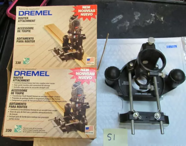 DREMEL-ROUTER-ATTACHMENT-MODEL-330-NIB  Dremel router, Tools for sale,  Dremel