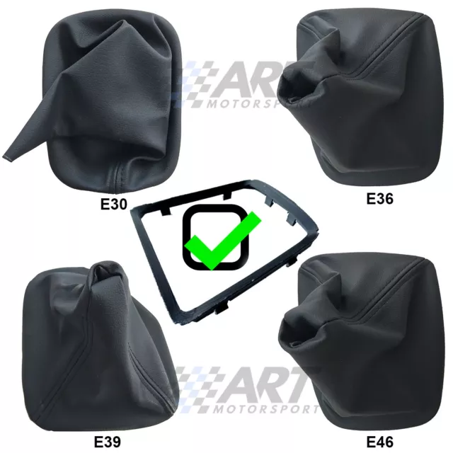 Funda de pomo para palanca de cambio para Bmw E30 E36 E39 E46 con marco incluido