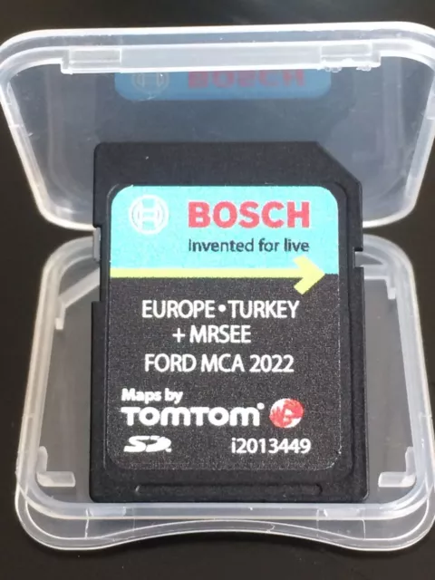 Scheda SD originale Navigazione Ford MCA Europa + Turchia 2022 v12