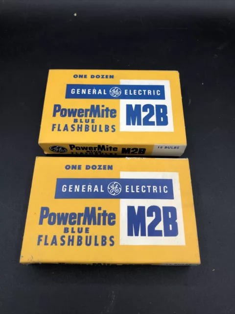 2 paquetes de bombillas azules General Electric M2B PowerMite GE