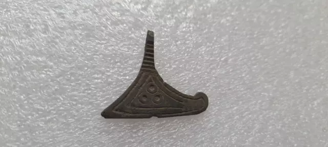 Rare Ancient Viking Norse Bronze Pendant 900-1100 Ad. 22-22