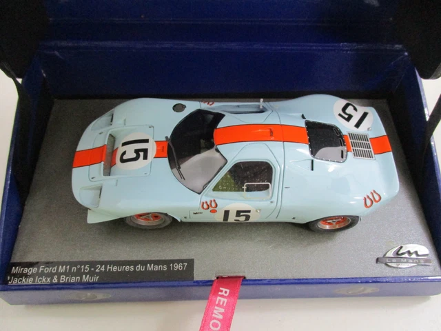 Voiture De Circuit Slot Car Mirage Renault GR8 N°10 Le Mans 1977 - 1/32ème LMM