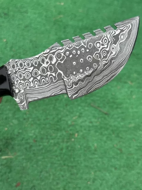 Custom Handmade Damascus Steel hunting tracker fixed blade survival Knife X100
