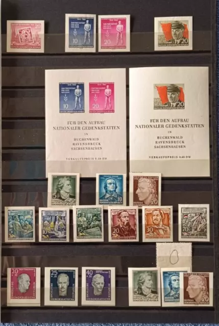 DDR-Briefmarken, Block 11+14, Ausschnitte Block 10/11/ 2x 12/13/15,postfrisch(O)