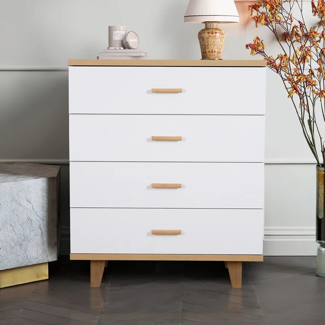 White 5-Drawer Chest