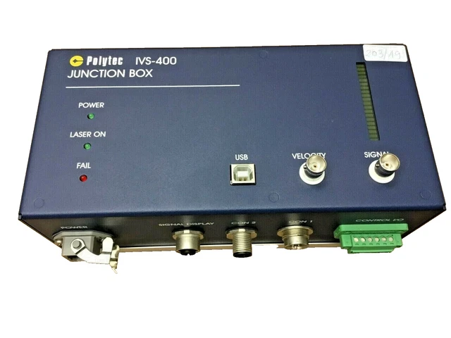 Polytec Sensor POLYTEC VIBRATION Sensor Typ IVS-400 Junktion Box EUR 699,00 - PicClick DE