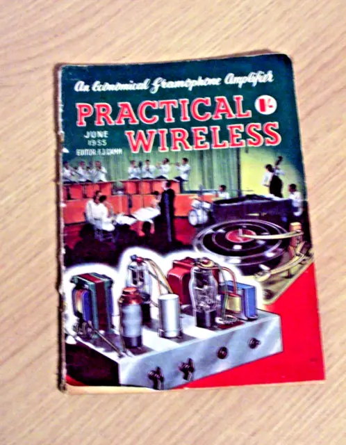 June 1955 Practical Wireless Magazine, Hobbycraft Projects & Instruction