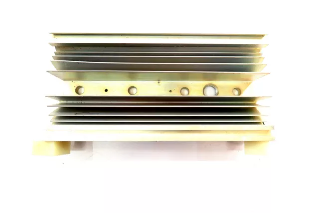 4 Large ALUMINUM HEAT SINKS 2 are 10" x 5" x 2.25" and 2 are 4.5" x 5" x 2.25" 2