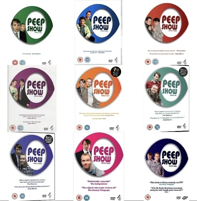 PEEP SHOW THE Complete Series 1-9 (DVD Box Set) REGION 2 VGC