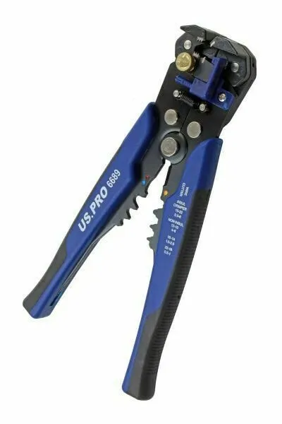 US PRO Auto Wire Stripper Multi Tool Crimping Stripping Cutting Insulated 6689