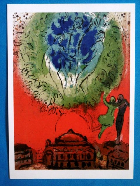 CHAGALL Carton Exposition Est-ce ainsi que les hommes vivent OPÉRA 2017 Maeght