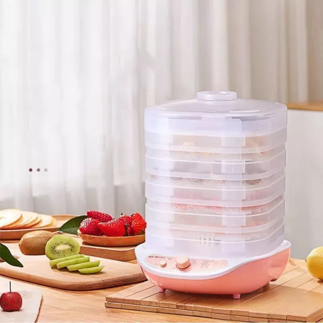 5 Layers Dried Fruit Vegetables Herb Meat Machine Household Mini Food Dehydrator 3