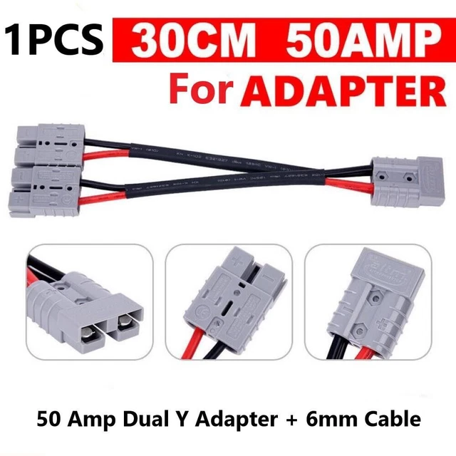 1 Pair OfAnderson Type SB50A 50 Amp Connectors Grey Plug Terminal Battery